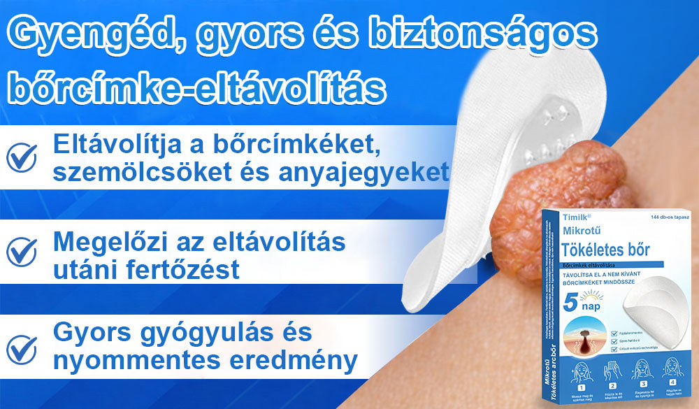 📌📌📌 Timilk® 2 az 1-ben mikrotűs és hidrokolloid tapasz | Kiemelkedő anyajegyek, pattanások, lapos szemölcsök és bőrkinövések eltávolítására | Segít javítani a ráncok, hegek és bőrhibák megjelenését | Láthatatlan pattanástapasz arcra és testre📌📌