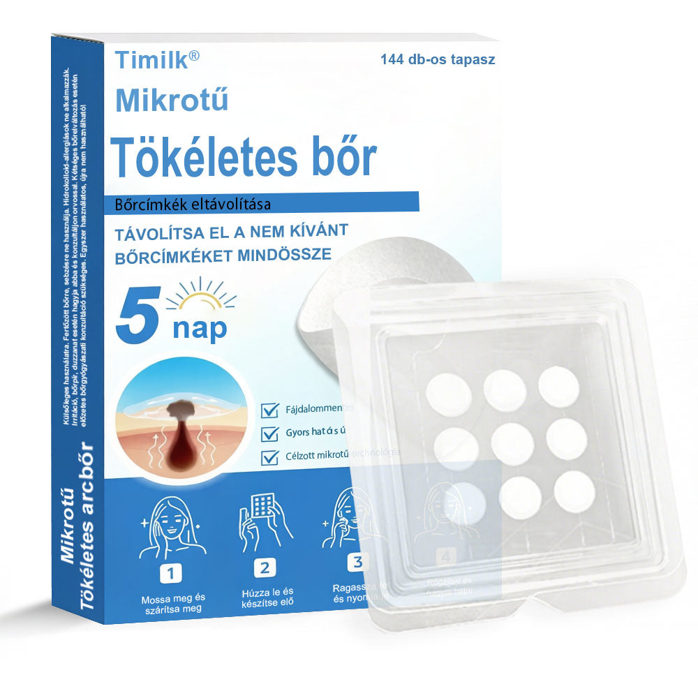 📌📌📌 Timilk® 2 az 1-ben mikrotűs és hidrokolloid tapasz | Kiemelkedő anyajegyek, pattanások, lapos szemölcsök és bőrkinövések eltávolítására | Segít javítani a ráncok, hegek és bőrhibák megjelenését | Láthatatlan pattanástapasz arcra és testre📌📌