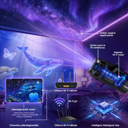 Timilk® 🌌✨ Új generációs intelligens HD 5D holografikus éjszakai projektor✨