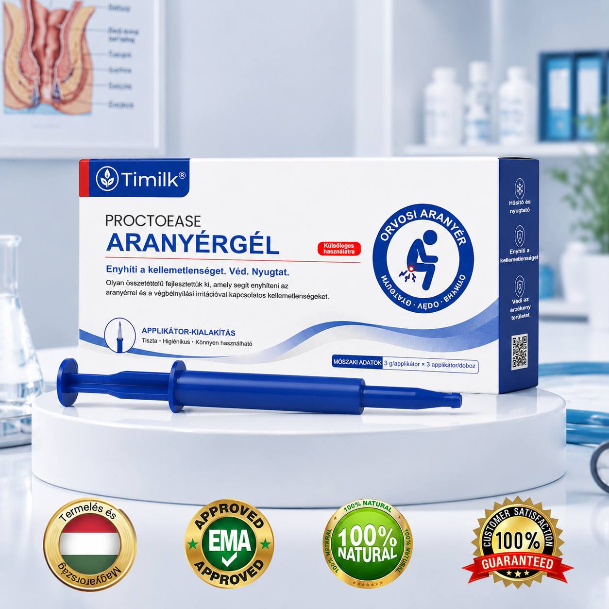 🌿🌿 Timilk® ProctoEase nyugtató aranyérápoló gél🌿🌿🌿
