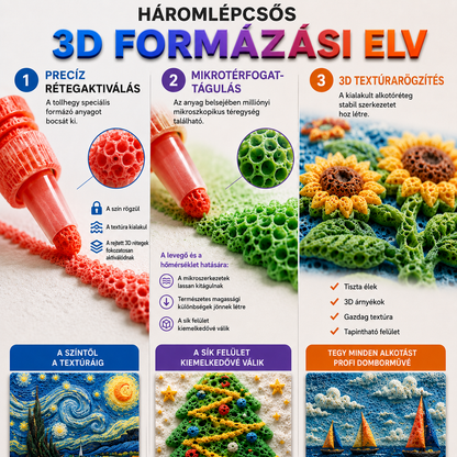 Spóroljon 50%-ot, ha még ma rendel 丨Healrize® 3D Relief Art Pen – Változtassa lapos rajzait megérinthető 3D művészetté🖌️🖍️-🌿